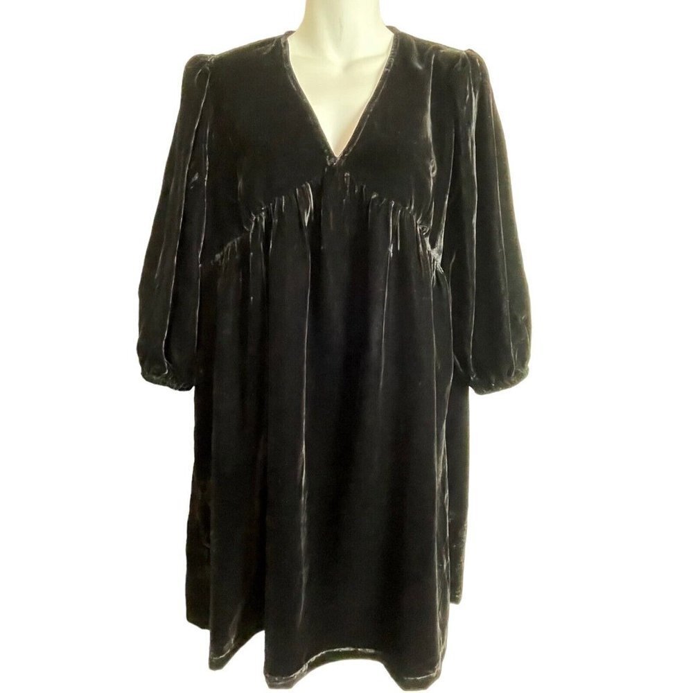 NWT Kyle Seo Love Caite Handmade Velvet Megan Dress Size S Boho